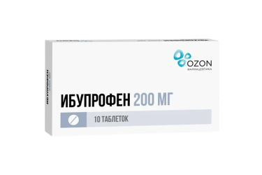 Ибупрофен 200мг табл п/о №10