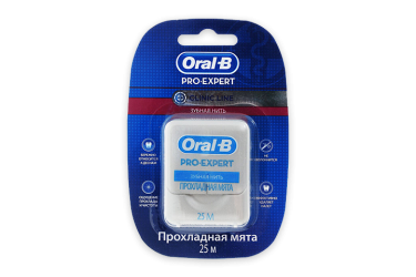 Орал-би зубная нить Pro-Expert Clinic Line 25м Прохладная мята