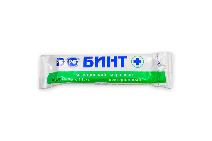 Бинт н/с 7х14см инд/уп