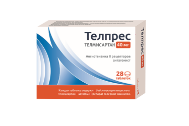 Телпрес 40мг табл №28