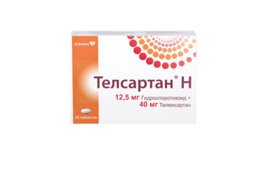 Телсартан Н 12,5мг+40мг табл №28