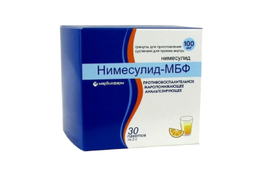 Нимесулид-МБФ 100мг гран д/приг сусп д/пр внутрь пак №30