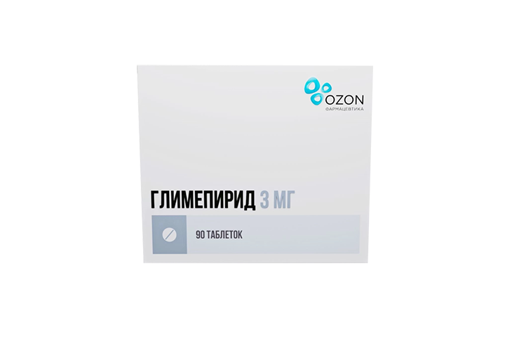 Глимепирид 3мг табл №90