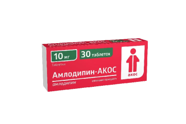 Амлодипин-АКОС 10мг табл №30