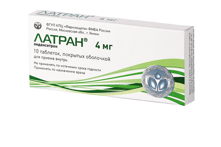 Латран 4мг табл п/пл/о №10