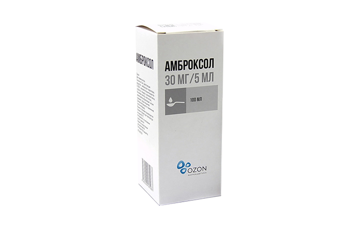 Амброксол 30мг/5мл сироп 100мл