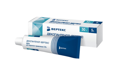 Декспантенол-ВЕРТЕКС 5% мазь д/нар прим 30г