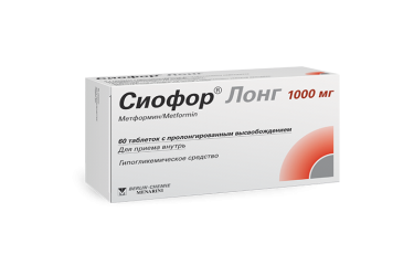 Сиофор Лонг 1000мг табл пролонг №60