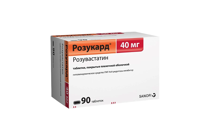 Розукард 40мг табл п/пл/о №90