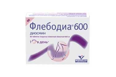 Флебодиа 600мг табл п/пл/о №60