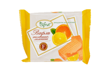 Вафли Бифрут Апельсино-лимонные на фруктозе 60г