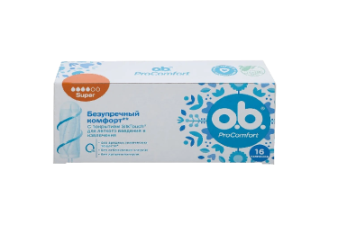 Тампоны o.b. ProComfort Супер 16шт