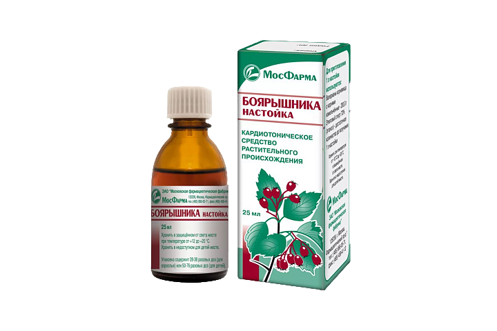 Боярышника н-ка 25мл инд/уп