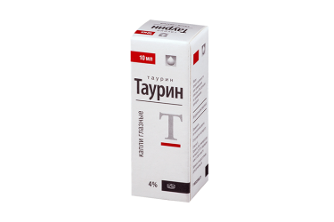 Таурин 4% гл капли 10мл
