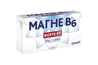 Магне В6 форте табл п/пл/о №60