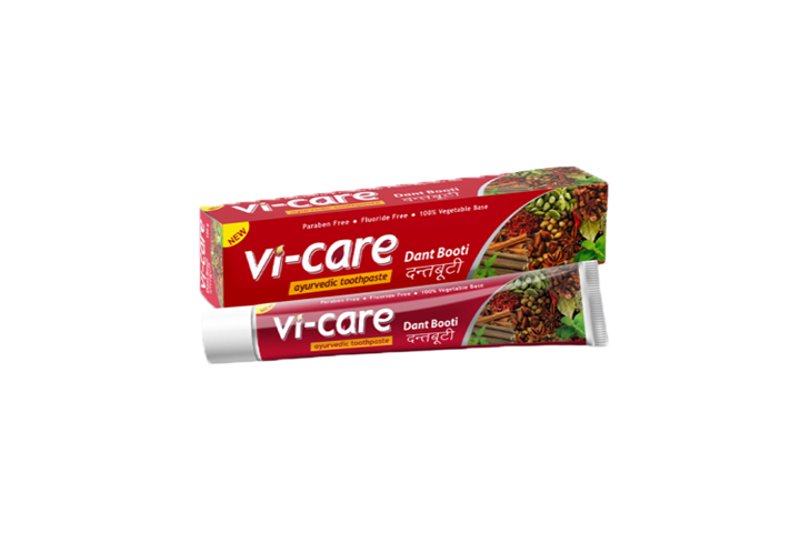 Vi-Care Dant Booti Herbal Зубная паста аутентичная 100г