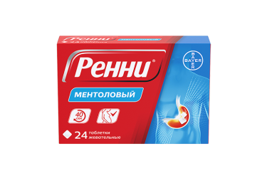 Ренни табл жев №24 ментол