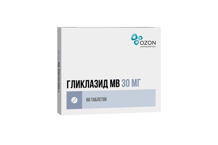 Гликлазид МВ 30мг табл с модиф/высвоб №60