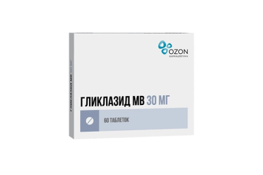 Гликлазид МВ 30мг табл с модиф/высвоб №60