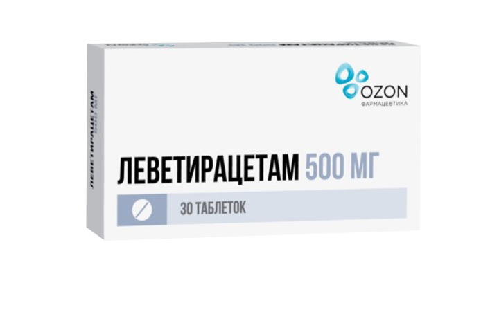 Леветирацетам 500мг табл п/пл/о №30
