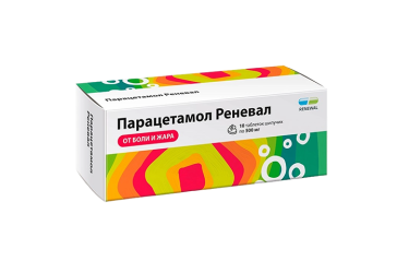 Парацетамол Реневал 500мг табл шип №10