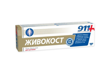 911Живокост Гель-бальзам д/суст 100мл