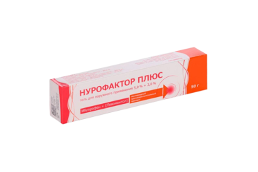 Нурофактор Плюс 5%+3% гель д/нар прим 50г