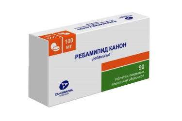 Ребамипид Канон 100мг табл п/пл/о №90