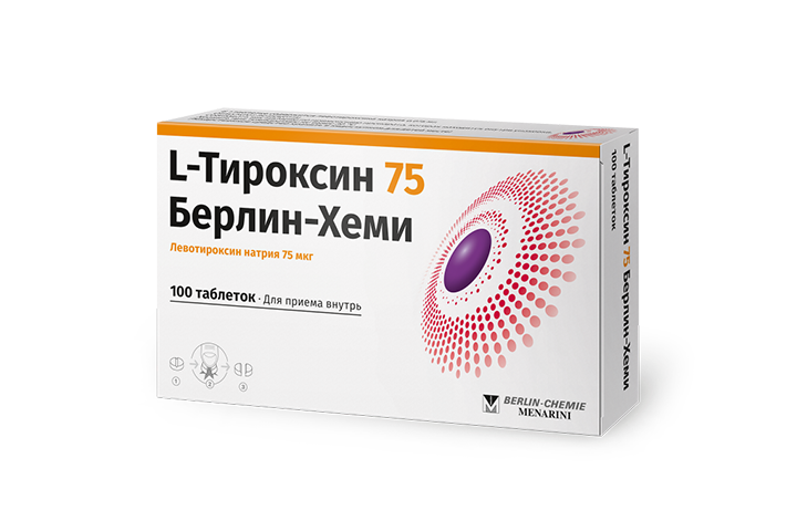 L-Тироксин 75 Берлин Хеми табл №100