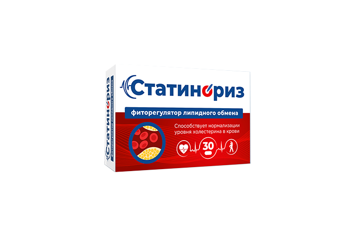 Статинориз Фиторегулятор липидного обмена капс №30