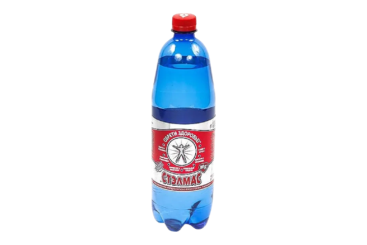 Вода минеральная природная питьевая Стэлмас 1,0л Mg газир