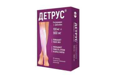 Детрус 100мг+900мг табл п/пл/о №30